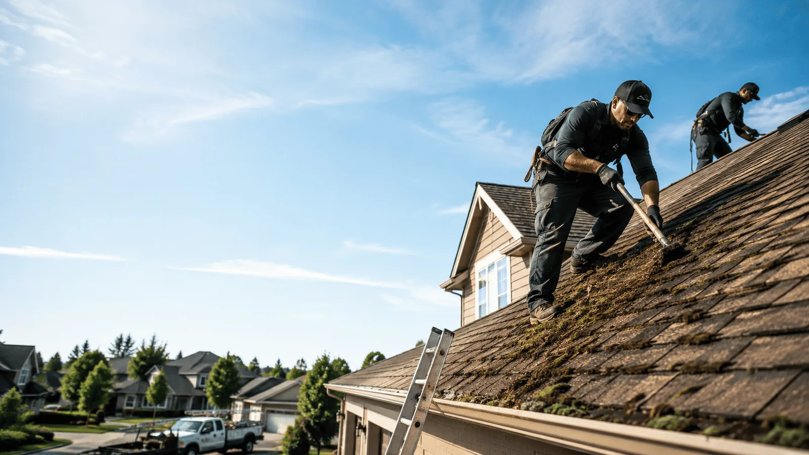 Roof Moss Removal in Versailles, IN near me